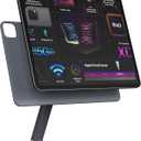 LULULOOK Magnetic iPad Stand for iPad Pro 12.9'', iPad Air 13" M2 (2024), 360 Rotating Aluminum Alloy Tablet Stand for Desk Foldable iPad Holder for iPad Pro 12.9'' 6th/5th/4th/3rd, iPad Air 13 inch