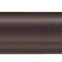 Nickel Curtain Rod 18-88 inch, 1 inch Adjustable Heavy Duty Curtain Rods, Modern Drapery Rods with End Cap Finials, Window Treatment Rod for Home and Office