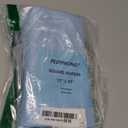 PLOYMONO Baby Blue Heavy Duty Cloth Napkins - 17 x 17 Inch Solid Washable Polyester Dinner Napkins - Set of 8 Napkins with Hemmed Edges - Great for Weddings, Parties, Spring Easter Summer & More