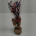 Patriotic Artificial Berry Stem 4th of July Berries Picks White Blue Red Stars for 4th of July Memorial Day National Dayberry Picks for Independence Day Wedding Home Decor