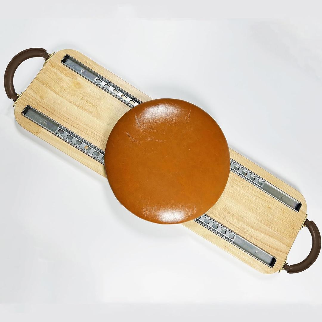 Transfer Disc for Elderly, Wooden Transfer Board Patient Slide Assist Device for Transferring Patient Elderly, and Disabled from Wheelchair to Bed, Toilet, Bathtub, Car