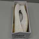 Dress Shoes for Women Round Toe Flats Shoes Lace Ballet Flats Dressy Comfortable Foldable Flats Low Heel Size 40