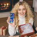 for Samsung Galaxy S23 Case Travel Adventure Collage Pattern Military Grade Drop Protection Voyage Slim TPU Cover with Camera Protection for Women Girls Men Boys Travel Lovers (BlueSea1)