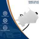 Engine Coolant Reservoir Tank 603-5104 compatible with International Durastar CXT/RXT Harvester 3200 IC Corporation CE/FE Series 1300 FBC OE 2602943C91 2591625C92 3829605F91 3829605F92