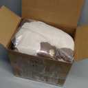 Mewaii Weighted Stuffed Animals for Adults & Kids, 2-5 lbs - 23" Heatable Coolable Cow Plush, Microwavable Adjustable Removable Inner Pad, Realistic Hug Comfort Gift (White)