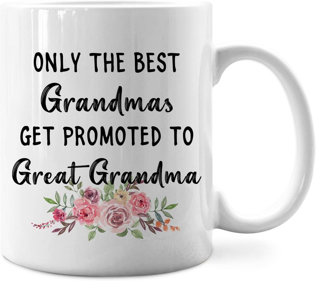 IWXYI Pregnancy Announcement Gifts for First Time Great Grandma,New Great Grandmother Gifts,Great Grandma Mug,Great Grandma Coffee Mugs 11 Ounce,Presents For Great Grandma Pregnancy Announcement