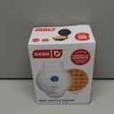 Dash Mini Waffle Maker- Compact Electric Iron for Creative Homemade Treats - PTFE nonstick surface - Easy-to-Clean - Perfect for Kids & Families - White