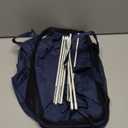 efluky Slim Laundry Basket, Narrow Laundry Hamper with Handles, Collapsible Dirty Clothes Hamper, Tall Laundry Bin for Laundry Room, Dorm and Bedroom, 12.7 Gallons(48L) Blue