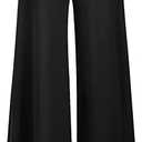 Arolina Women's Stretchy Wide Leg Palazzo Lounge Pants Casual Comfy High Waist Palazzo Pants, Size M