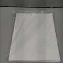 100 Pcs Temporary Paper Tags Blank License Plates 8.5 x 11 Inches Printable Tear Resistant Waterproof Tags Only Compatible with Laser Printers for Car Dealers (1 Perf / 5 Mil)