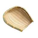 Farmhouse Bamboo Weaving Basket - Open Bamboo Sieve Handwoven Drying Basket for Fruit and Vegetable Storage (XL)