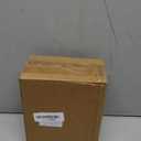 VITVITI Glass Mouthwash Dispenser for Bathroom, 8.8OZ Mouth Wash Container Bottle with Lid Cup, Small Clear Refillable Mouthwash Dispenser Decanter for Countertop, Set of 2