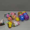 Grastfu 8 Pack Jumbo Easter Eggs Filled Wind Up Toys, Colorful Plastic Egg with Wind Up Jumping Chicks Bunny Plush, Easter Basket Stuffers Fillers Easter Hunt Party Favors for Kids