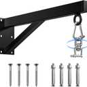 YORWHIN Punching Bag Hanger, Boxing Bag Wall Bracket Heavy Hanger Rated Hanging Stand Silent Rotation for Home Gym Indoor Outdoor Boxing Exercise