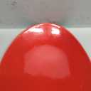 vicrays Large Oval Serving Platters, 16"/14"/10" Porcelain Serving Platters for Party, BBQ,Stackable Serving Trays Serving Plates for Appetizers, Sushi, Restaurant, Dessert, Set of 3 (Red)