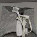 Heating Pad for Back, Myiosus Electric Heating Pads, 4 Heat Settings, 9-Foot Long Cord, Auto Shutoff, Dry and Wet Heat Therapy, Machine Washable, 15 * 24, Light Grey