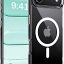 Magnetic for iPhone 17 Air Case, [Anti-Slip] [Military-Grade Drop Protection] [Camera Protection] Skin-Friendly Slim Matte Shockproof Protective for iPhone 17 Air Phone Case, Crystal Clear