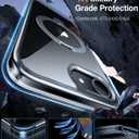 TORRAS 360 Spin for iPhone 17e Case & iPhone 16e case with Stand, Fit for MagSafe, 4X Military-Grade Protective, Stand Phone Case for iPhone 17e Case, Ring Holder Slim Cover, Crystal Clear 6.1''