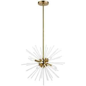 Livex Lighting, 48824-01, Uptown, Pendant Chandelier, Antique Brass