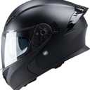 Helmets Full Face for Men Women Adult Smoked Sunshield, Balck (XXL)
