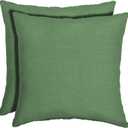 Arden Outdoor Toss Pillow, 2 Pack, 16 x 16, Rain-Proof, Fade Resistant Moss Green Leala