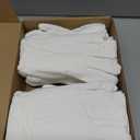 Ramede 24 Pairs Eczema Gloves for Kids Eczema Sleeves Moisturizing Gloves Cotton Washable and Reusable Overnight Dry Hands for Kids 3-10 Years(White,S)