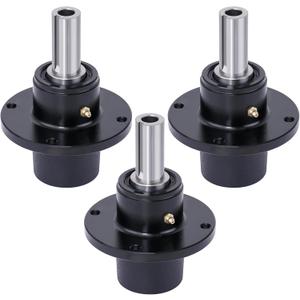 3pcs Spindle Assembly Replaces SCAG 46020 461663 46400 46631 Ferris 1530301 Fit 48" 52" 61" Lawn Mower Deck with Zerk Fitting