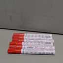 Overseas Red Paint Markers Pens - Single color 6 Pack Permanent Oil Based Paint Pen, Medium Tip, Quick Dry and Waterproof Marker for Rock, Wood, Fabric, Plastic, Canvas, Glass, Mugs, Canvas, Glass