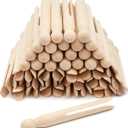 Juvale Wooden Clothespins - 4.3 x 0.5 in, 50 Pack, Light Brown - Heavy-Duty Outdoor Clothes Pins Wooden