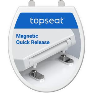 Plus 2 Round Toilet Seat, Soft Close, Durable Plastic
