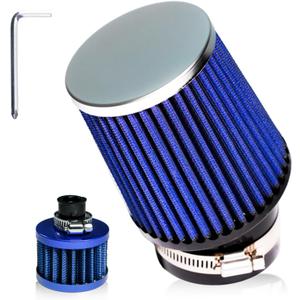 JMCHstore High Performance Air Filter Cleaner Kit for Predator 212cc 79cc Coleman CT200U CT100U KT196 196cc 6.5 Hp Engine Mini Bike Go Kart GX160 GX200 GX390 420cc Motor Powersports Parts (Royal Blue)