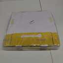 10 x 10 Pizza Boxes Takeout Protective Delivery Containers Collapsible Paper Yellow Color Printing Square Carton Patterns Portable Package for Restaurant Home 10 Inch Corrugated Cardboard (12 Pack)
