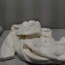 COZYPOIN Womens Fleece Onesies Pajamas Fuzzy Sherpa Adult Hooded One Piece Onesie Winter Romper Flannel Loungewear Sleepwear (L, Beige)