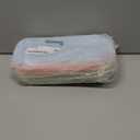 Sanwuta 4 Pcs Hair Face Skin Travel Bag Set Preppy Makeup Pouch PU Leather Skincare Bag Waterproof Cosmetic Organizer Birthday Christmas Gifts(Blue, Pink, Green, Purple,Fresh Style)