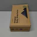 KeaBabies Baby Wrap Carrier - All in 1 Original Baby Carrier Newborn to Toddler Sling, Easy to Wear, Hands Free Bonding, Lightweight, Breathable Infant Wraps (Trendy Black) (One Size (Pack of 1))