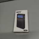 YF35 Portable AM/FM Radio with MP3 Player, Rechargeable Speaker, TF Card Slot, AUX Input, and 700mAh Built-in Battery for Indoor/Outdoor Use(Black)