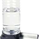 PAKEWAY 1.5 Gallon Automatic Gravity Dog Water Bowl Dispenser, Stainless Steel Large Capacity Pet Waterer with 3 Filters for Medium Dogs and Cats (Silver)