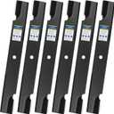 GICOOL 6-Pack 91-626 Lawn Mower Blades, Compatible with Scag, Ferris, Bad Boy 61" Decks, Replaces 48111, 481708, 5101755, 5022808ASM