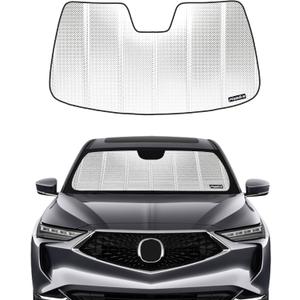 Pigenius Windshield Sun Shade for Acura MDX 2022-2026. Reflective Aluminum Film Front Window Sunshade - BLAZBLOCK