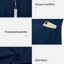 ULTRANICE Cardigan Sweaters Womens Fashion 2025 Spring Lightweight Long Sleeve Casual Tops Clothes Outfits with Pockets (Blue, S)