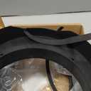 Speaker Adapter Spacer Bracket Rings for Toyota Series Camry 2018-2025 Install Aftermarket Car Speaker for Lexus ES 2018-2025 (2 Pcs Black) (Front Door)