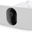 Arlo Pro 3 Floodlight Security Camera 2K HDR 2000-3000 Lumens | Wire-Free | Protect Driveways & Alleyways | Connects to Wi-Fi | Color Night Vision, Motion Sensor, 2-Way Audio, Rechargeable (White)