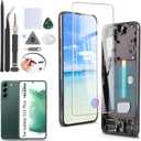 OLED Display for Samsung Galaxy S22 Plus Screen Replacement LCD Touch Screen Digitizer Assembly for Samsung S22 + S906U with Tools(Support Fingerprint)