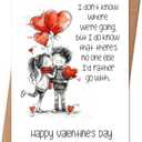 2 x Valentines Day Card, Valentines Day Cards Gifts for Him Her, Valentine's Day Card for Husband Boyfriend Wife Grilfriend (QQ-157)