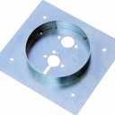 1Pack Diesel Heater Mounting Plate for Eberspacher Webasto Heater Base Mounting Bracket Floor Plate, Sliver Stainless Steel Turret Planar Deep (Optional) 30/40/60mm (Deep:60mm/2.36inch)