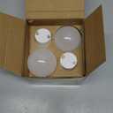 GU24 LED Llight Bulb, 3000K Warm White, 9W(100W Equivalent), 800 Lumens, A19 Shape GU24 LED Bulbs, Twist and Lock GU24 Pin Base with Two Prongs, Non-Dimmable(4-Pack)