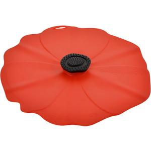 Charles Viancin - Poppy Silicone Lid for Food Storage and Cooking - 11''/28cm - Airtight Seal on Any Smooth Rim Surface - BPA-Free - Oven, Microwave, Freezer, Stovetop and Dishwasher Safe