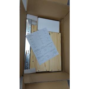 Pull Out Cabinet Organizer, 17''W21''D16''H Soft Close Slide Out Wood Drawer Shelves Storage for Kitchen, 2-Tier, Finished, Heavy-Duty, Bottom Assembly