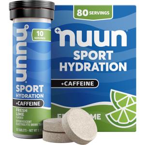Nuun, Electrolyte Drink Tabs Energy Fresh Lime, 8 Count, 1.9 Ounce