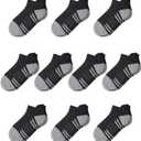 Somaibo 10 Pairs Boys Girls Ankle Socks Kids Athletic No Show Socks Low Cut Half Cushioned Sock 7-10 Y